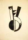 HANS HAFFENRICHTER, Tanzschild, ca. 1923, Linolschnitt