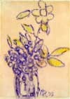 CHRISTIAN ROHLFS, Floral Still-life, 1933, 33,4 x 24,2 cm, colored pastels, monogrammed and dated, on laid paper